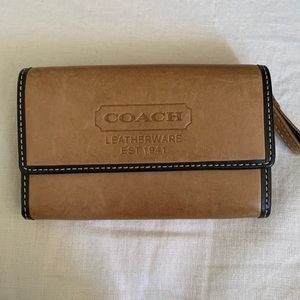 Coach leather wallet